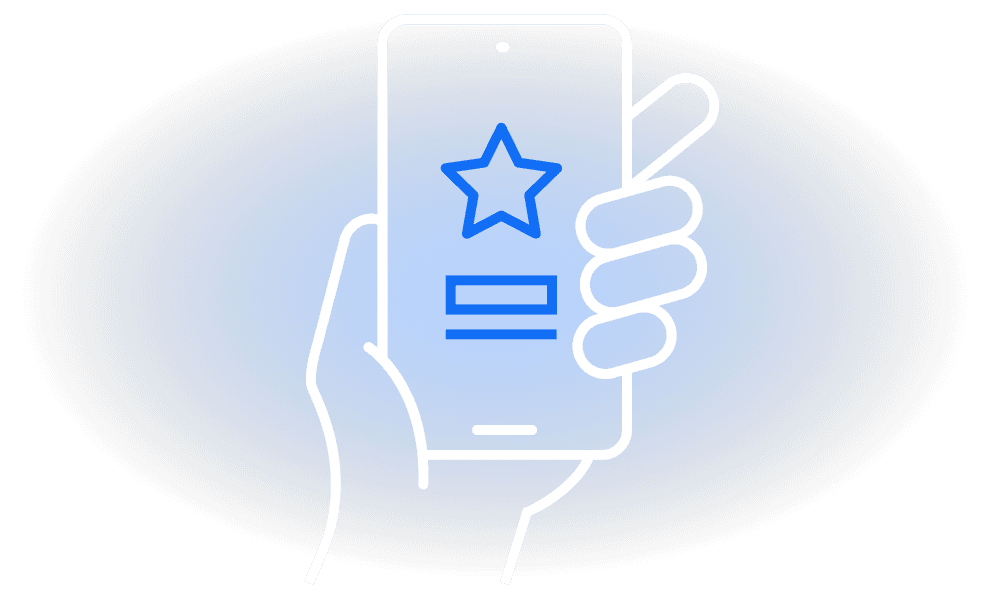 Icon representing a customer frequency rewards program