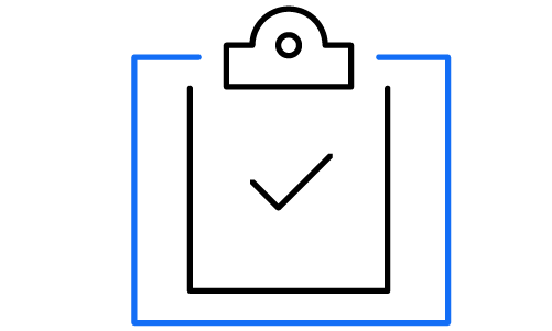 Business intelligence reporting clipboard icon