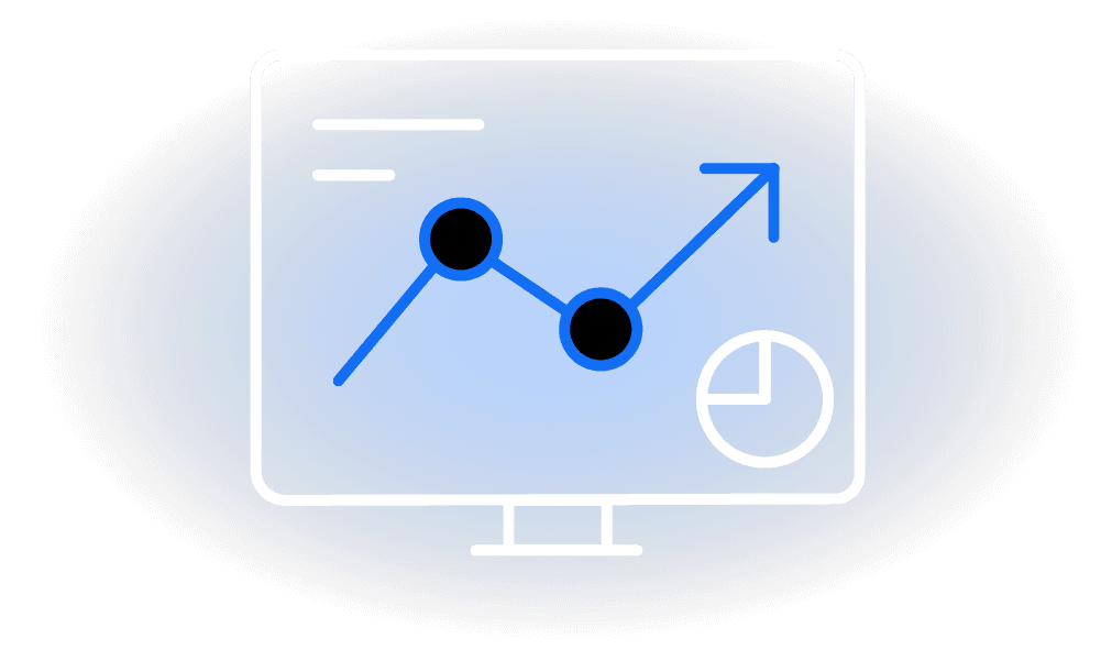 Dashboard showing real-time insights and customer reports