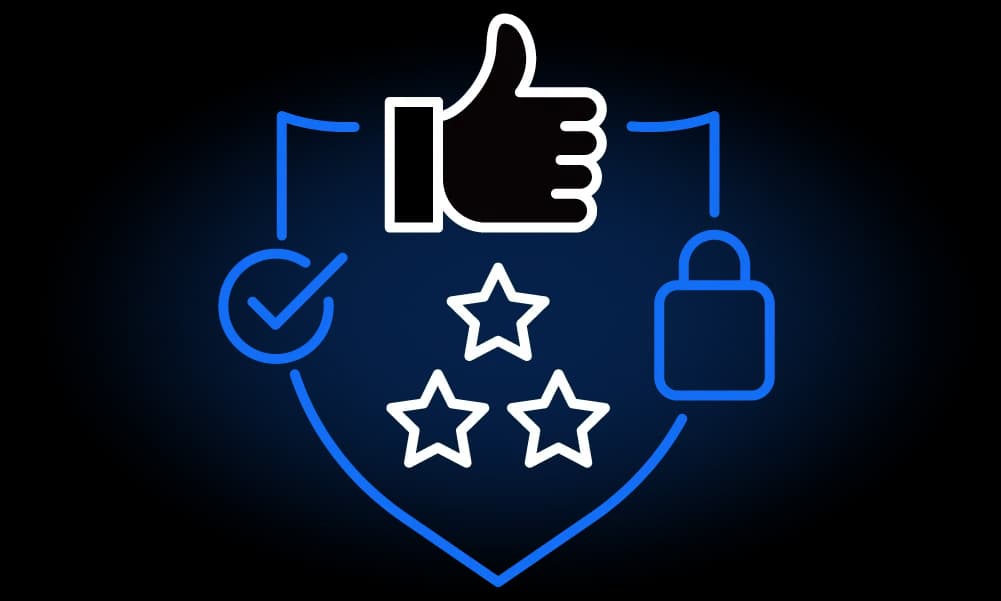 Fewer chargebacks icon