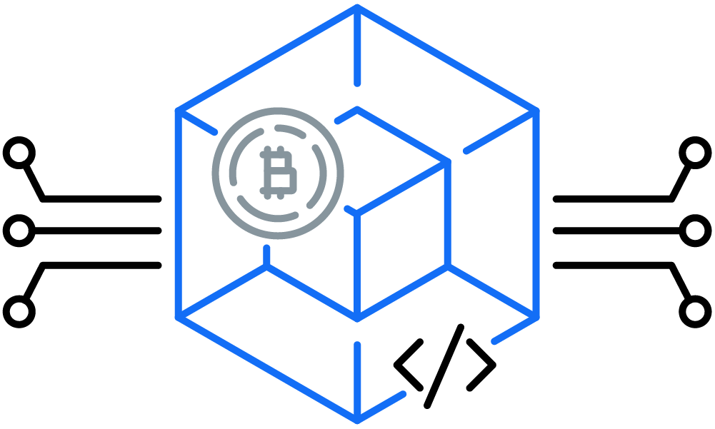 Crypto developer icon